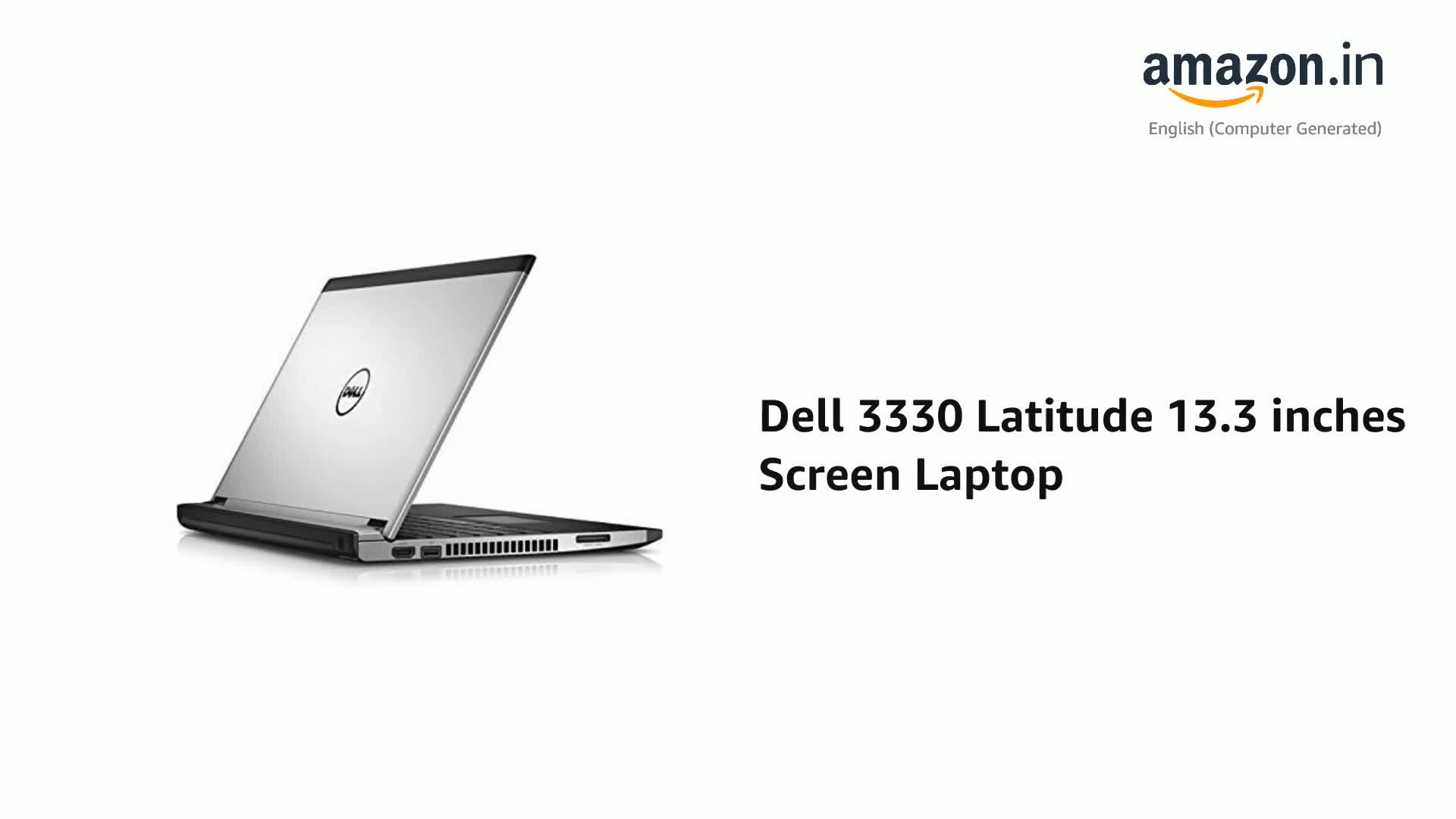 Refurbished) Dell 3330 Latitude 13.3 inches Screen Laptop (3rd Gen